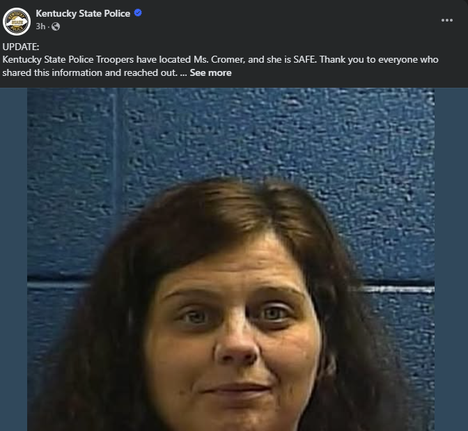 Megan Cromer Found Safe