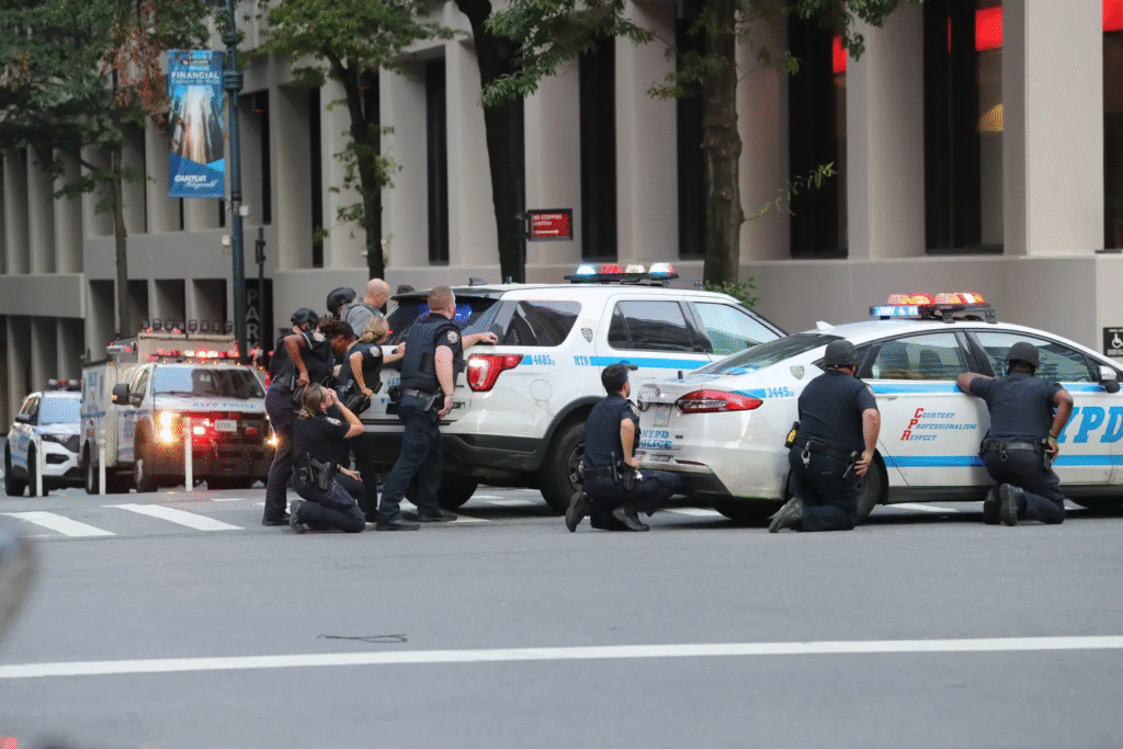 Police Responce to 345 Park Avenue Shooting